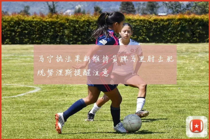 马宁执法果断维持黄牌马里肘击犯规努涅斯提醒注意