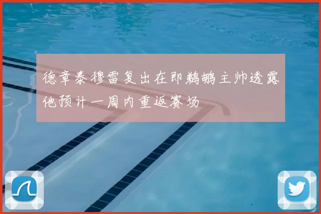 德章泰穆雷复出在即鹈鹕主帅透露他预计一周内重返赛场